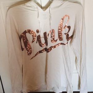 Pink Victorian secret hoodie